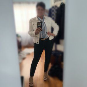 Paige Aveline White Jacket